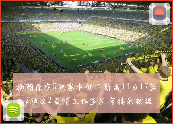 杨瀚森在G联赛中创下新高14分17篮板2助攻2盖帽工作室发布精彩数据海报